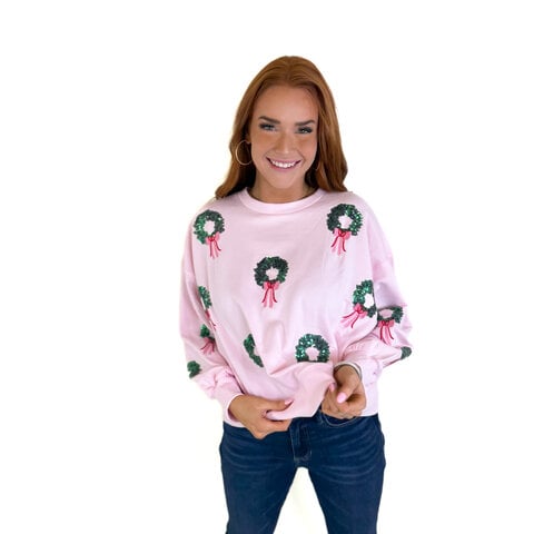 MILLIE SWEATSHIRT - WREATH