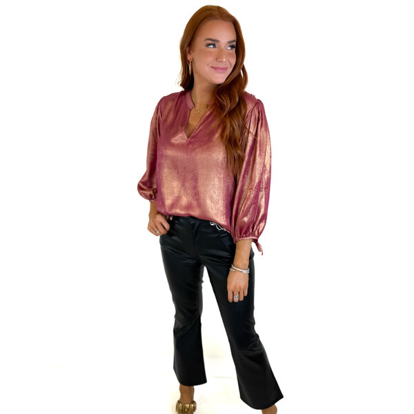  Margot Guilded Top- Gold