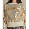 Glitter Script Cheers Sweater