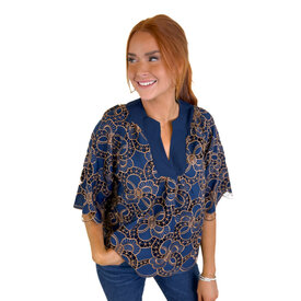  EMPRESS STITCH HORSESHOE NECK TOP