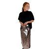 BENNET SKIRT- GREY SEQUIN