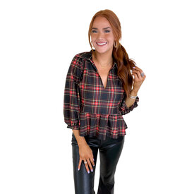  THE WREN TOP - PLAID