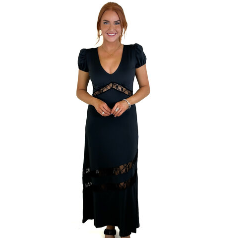 THE OCTAVIA DRESS- BLACK