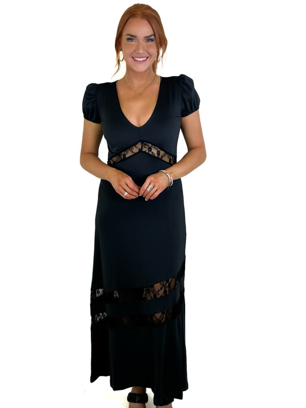 THE OCTAVIA DRESS- BLACK