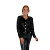 CAVIAR BLACK SEQUIN JACKET