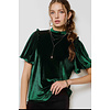 VELVETY PUFF SLV TOP