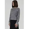 NESSA SEQUIN TOP - SILVER