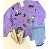 Sarah Sweatshirt- Mardi Gras Icons