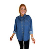 Washed Button Up Denim Shirt