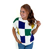 MARDI GRAS CHECK SHORT SLV SWEATER