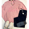 LOVE SCRIPT SWEATER