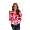 BLOCK HEART SWEATER