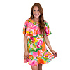 Jovana Floral Flouncy Mini Dress