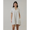 Kamara Striped Mini Dress- Marshmellow