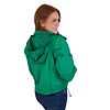 Green Solid Sport Jacket W/Hood