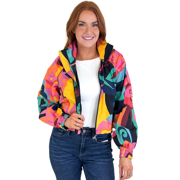  Big Floral Performance Jacket