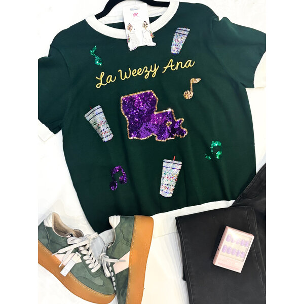 SASH CLOTHING MARDI GRASD LA WEEZY ANA TOP