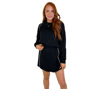 BLACK SKIRT SET