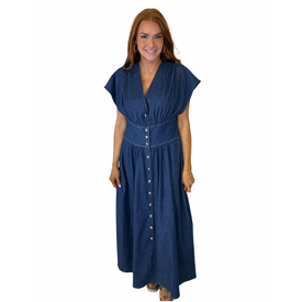  EVAN DENIM DRESS