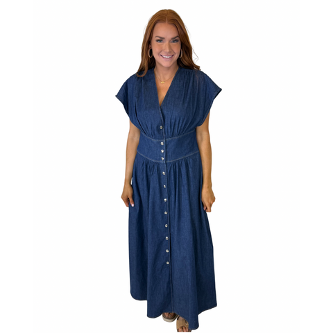 EVAN DENIM DRESS