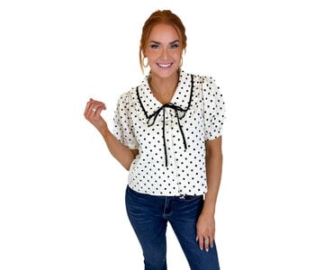 SWEET POISE POLKA DOT TOP