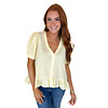 YELLOW GINGHAM TOP