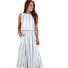 STRIPE PATTERN SKIRT SET