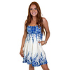 INDIGO PLEATED SUNDRESS