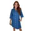 SHORT DENIM COLLARED DRESS