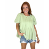 AVOCADO PLEATED TOP