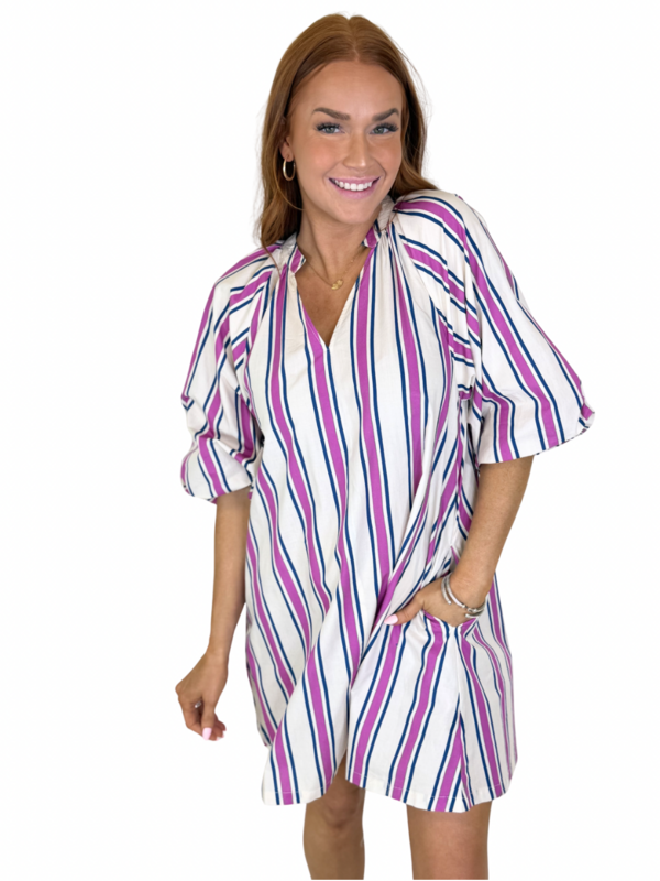 LAYANNA STRIPE DRESS