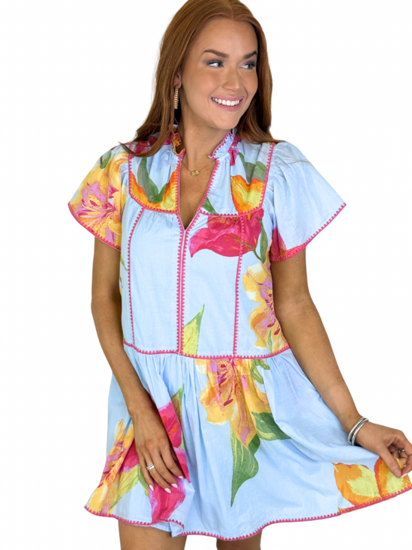 KIERA VNECK DRESS