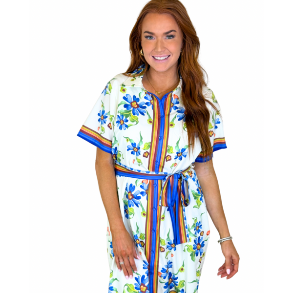  MEADOW FRAME SHORT SLEEVE SHIRTDRESS