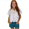 FRENCH MULTI VNECK COLLAR TOP
