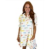 MULTI FISH PRINT DRESS