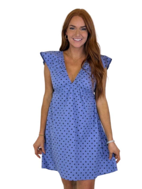 WILLOW MINI DRESS POLKA DOT