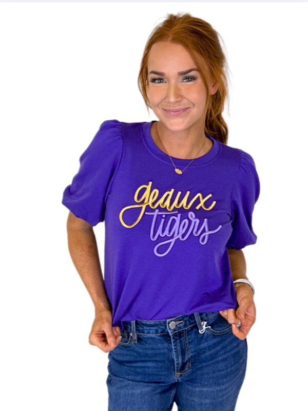 GEAUX TIGERS TOP