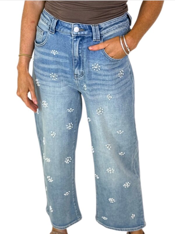 DENIM PEARL NOVELTY JEAN