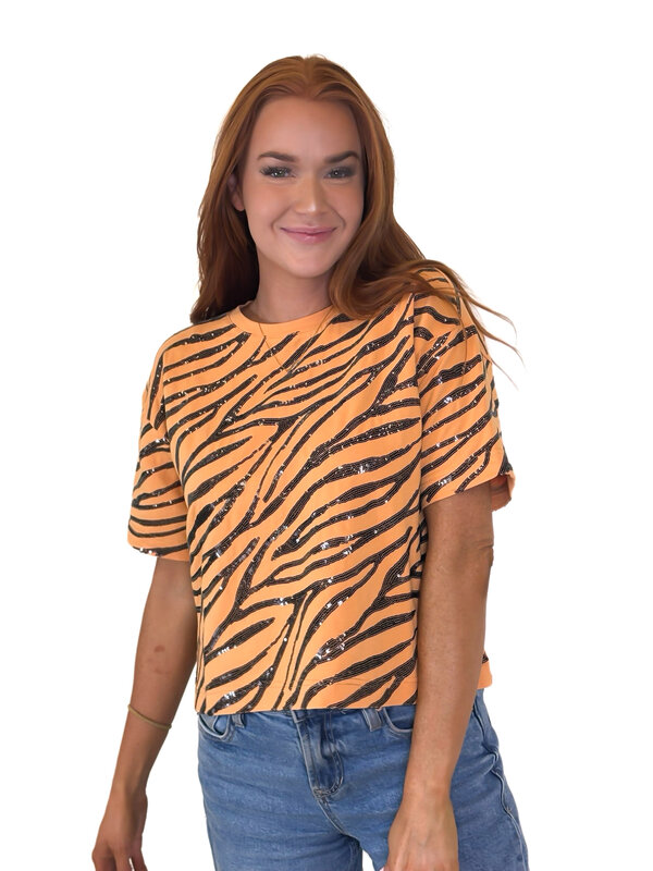 THE SEQUIN TIGER TEE