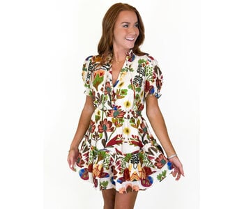 WILD GARDEN SHORT DRESS