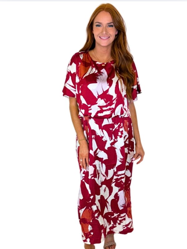 SCARLET GRACE MIDI DRESS