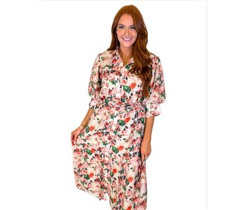 AUTUMN MUM PUFF SLV SHIRTDRESS