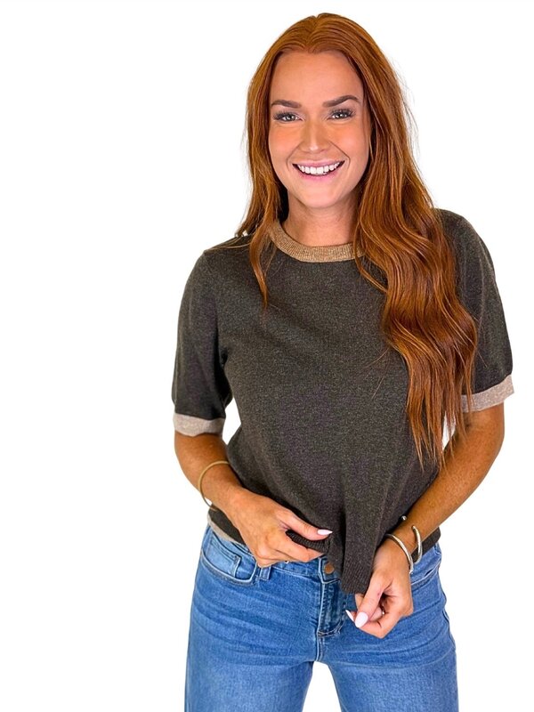 DERA DARK ROAST SS SWEATER