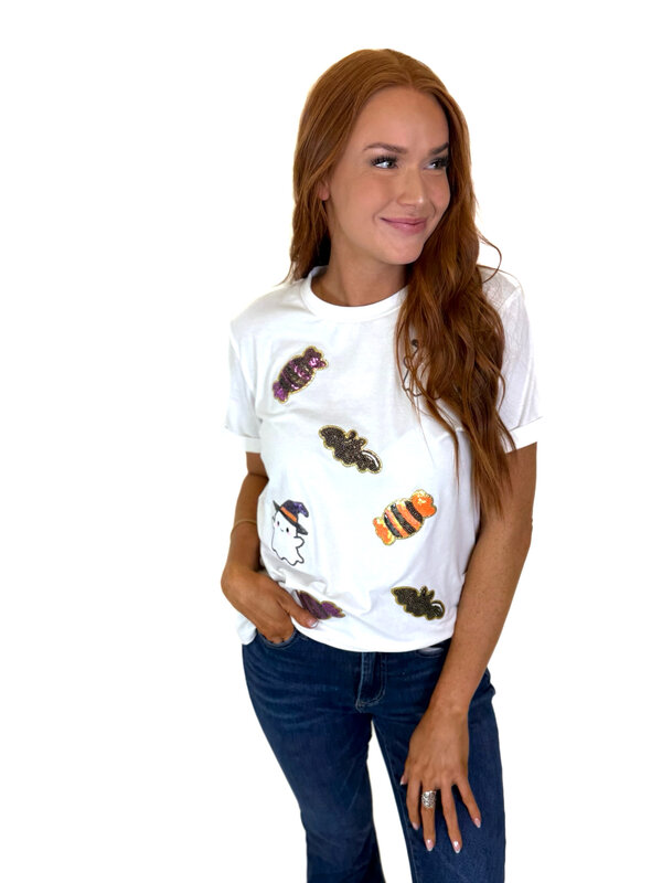 Sequin Halloween Tshirt