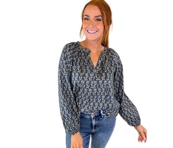 TWILIGHT BLOOM BLOUSE