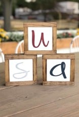 USA set of 3 Mini Signs