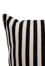 26" Square Woven Striped Pillow