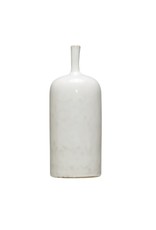 Stoneware Vase reactive glaze 5"R x 12.5"H