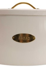 Bread Box w/ Lid, Cream Color