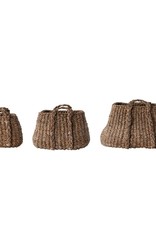 Woven Seagrass Baskets w/handles